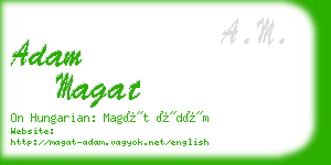 adam magat business card